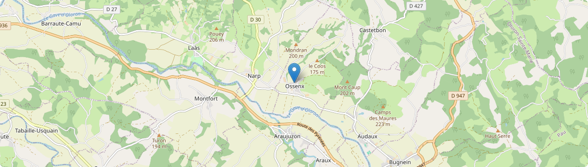 Ossenx - Carte