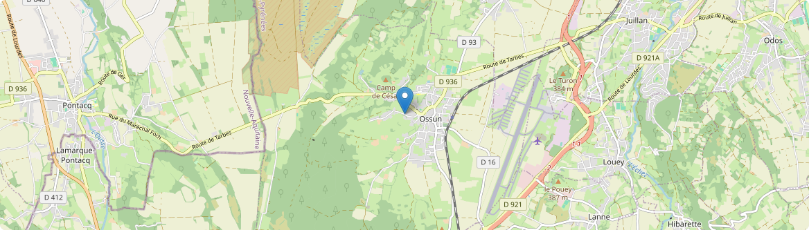 Ossun - Carte