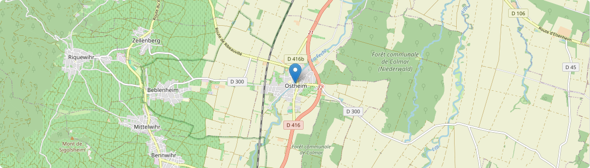 Ostheim - Carte