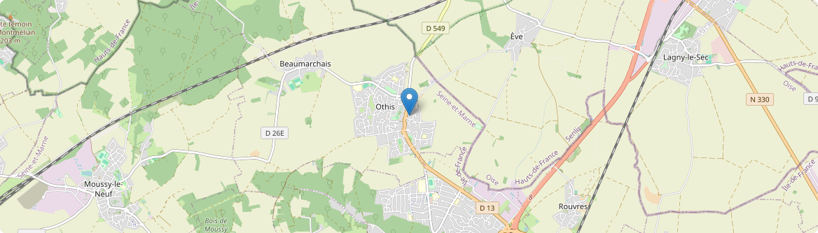 Othis - Carte