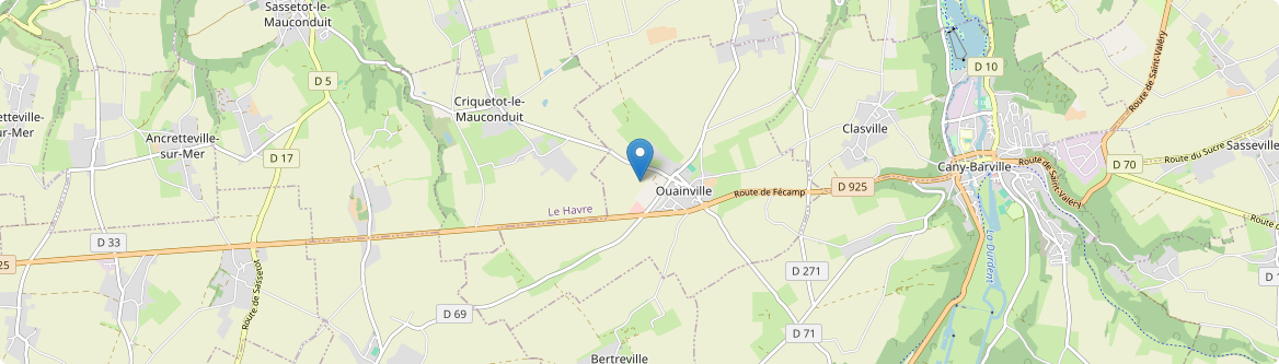 Ouainville - Carte