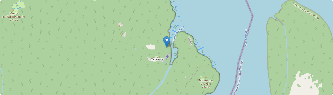 Ouanary - Carte