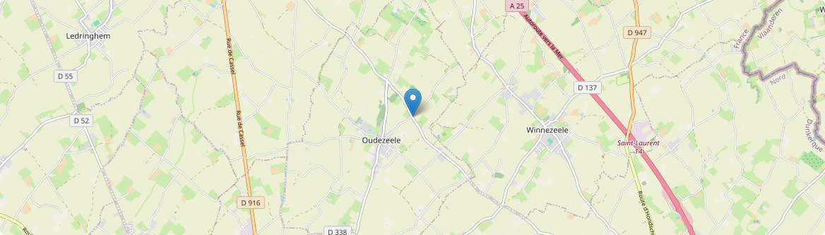 Oudezeele - Carte
