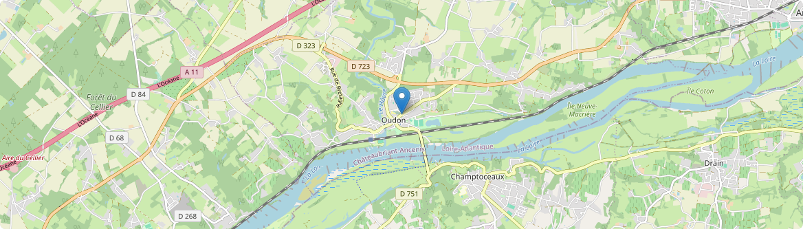 Oudon - Carte