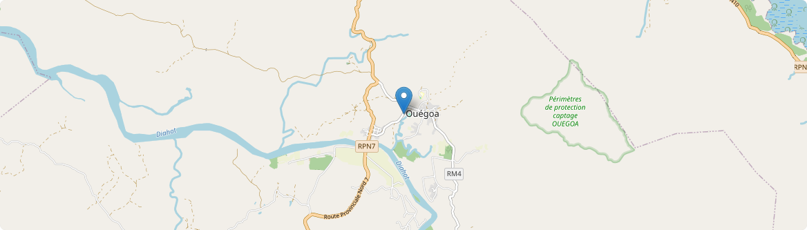 Ouégoa - Carte