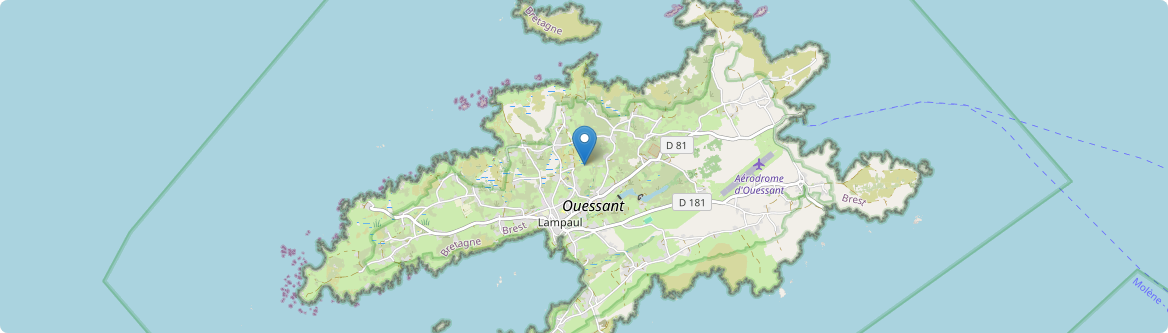 Ouessant - Carte