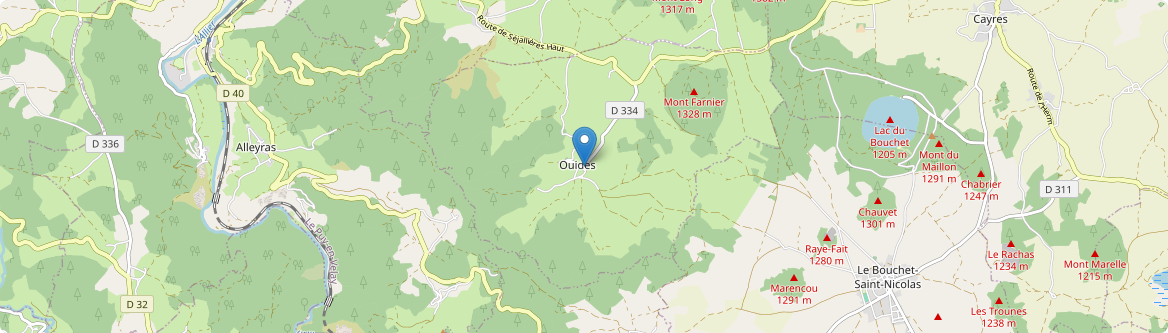 Ouides - Carte