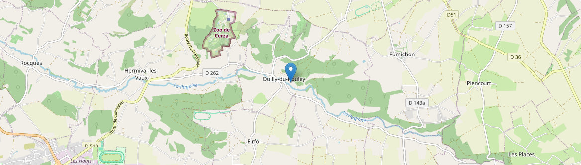 Ouilly-du-Houley - Carte