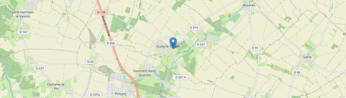 Ouilly-le-Tesson - Carte