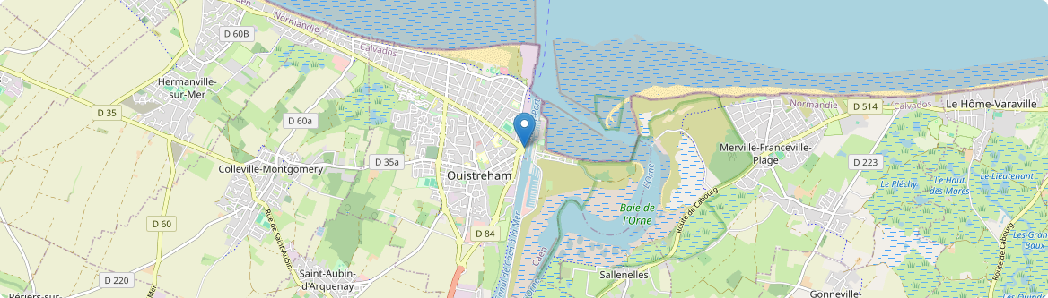 Ouistreham - Carte