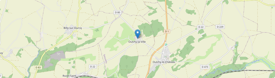 Oulchy-la-Ville - Carte