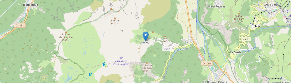 Oulles - Carte