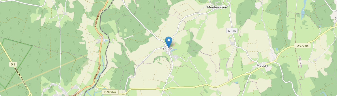 Oulon - Carte