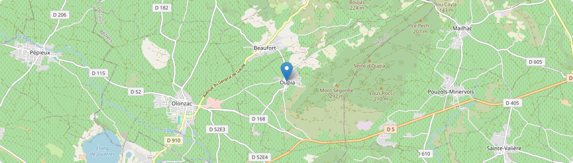 Oupia - Carte