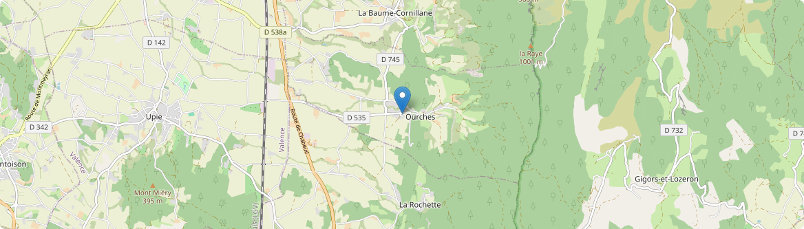 Ourches - Carte