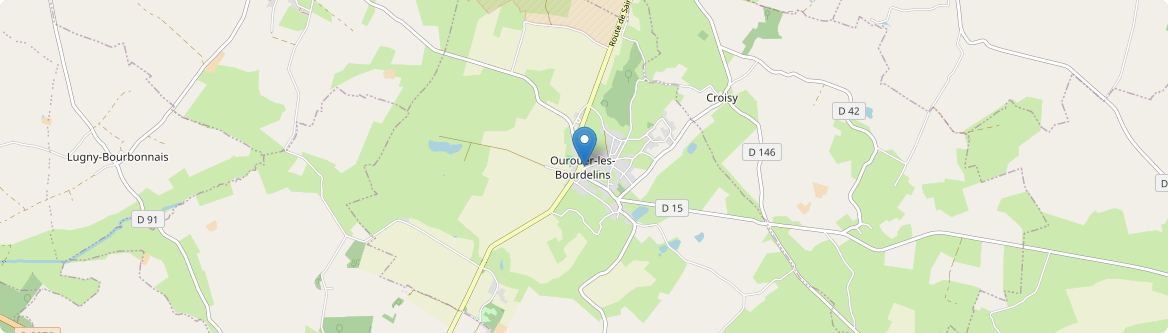 Ourouer-les-Bourdelins - Carte