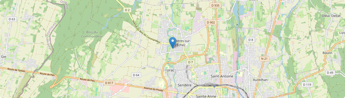 Oursbelille - Carte