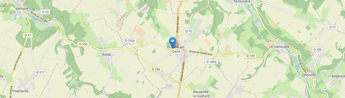 Ourville-en-Caux - Carte