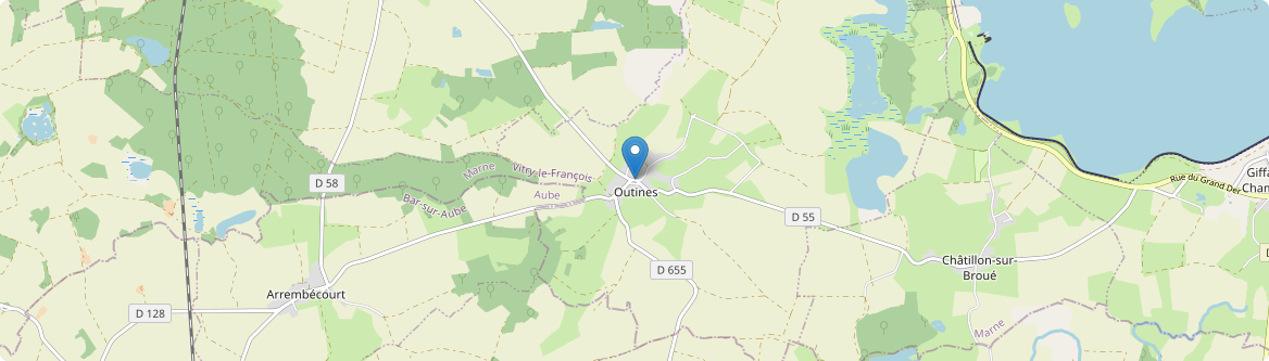 Outines - Carte