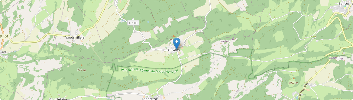 Ouvans - Carte
