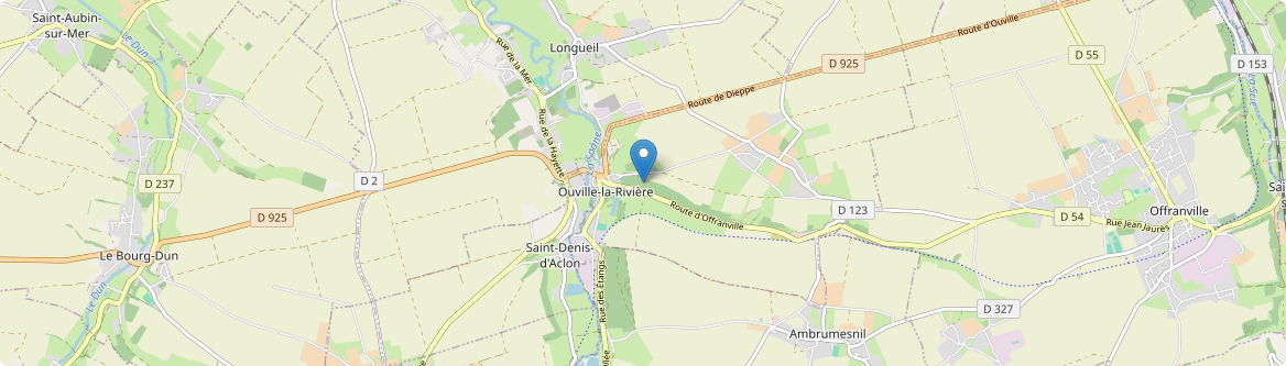 Ouville-la-Rivière - Carte