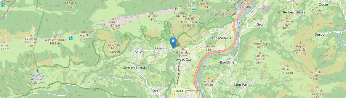 Ouzous - Carte