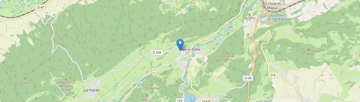 Oye-et-Pallet - Carte