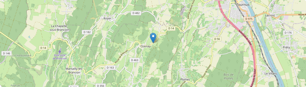 Ozenay - Carte