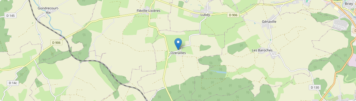 Ozerailles - Carte