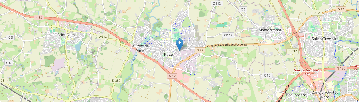 Pacé - Carte