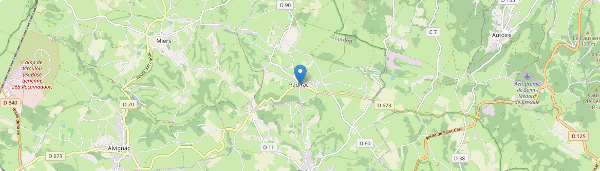 Padirac - Carte