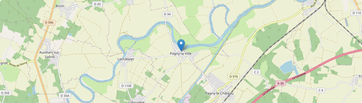Pagny-la-Ville - Carte