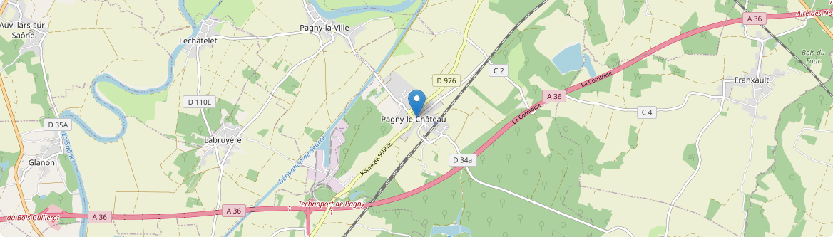 Pagny-le-Château - Carte