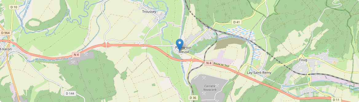 Pagny-sur-Meuse - Carte