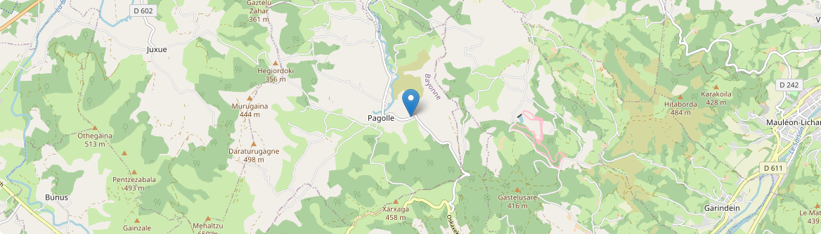 Pagolle - Carte