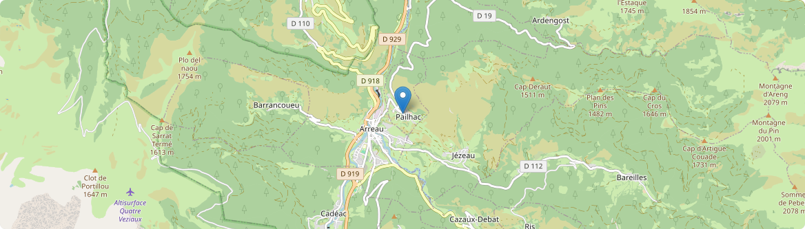 Pailhac - Carte