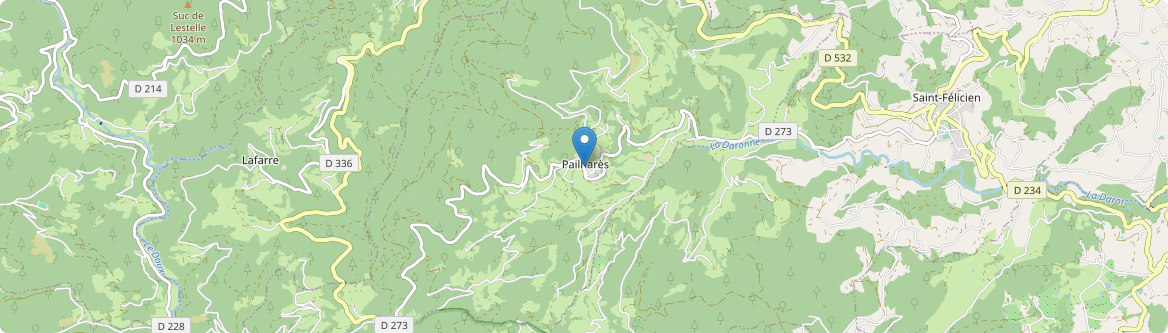 Pailharès - Carte