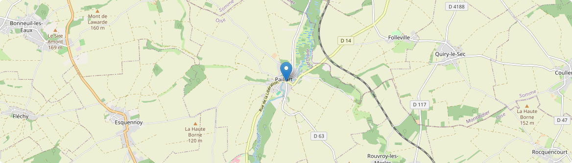 Paillart - Carte