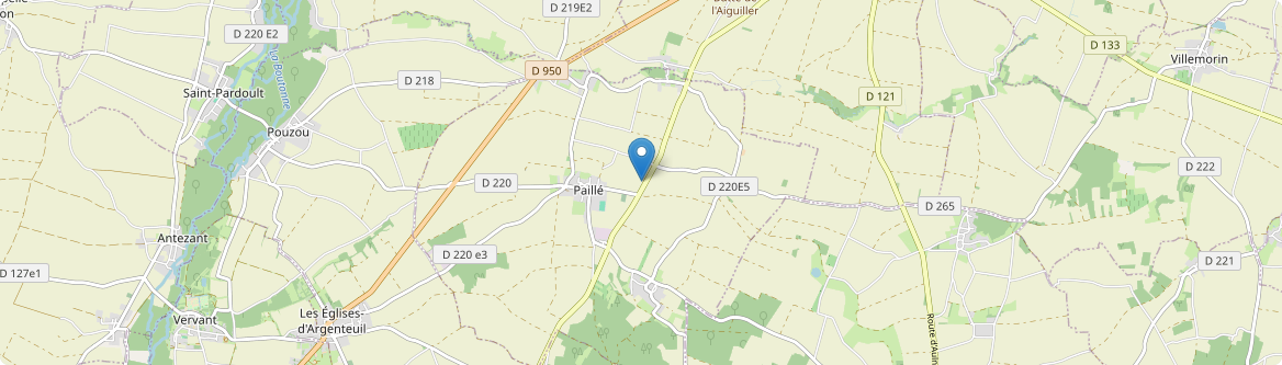 Paillé - Carte
