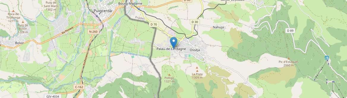 Palau-de-Cerdagne - Carte