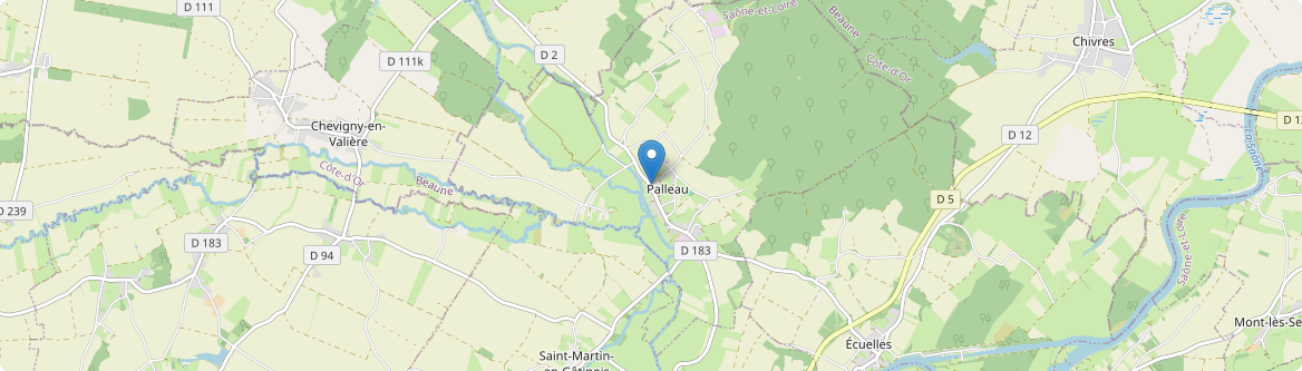 Palleau - Carte