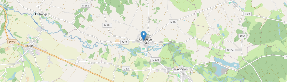 Palluau-sur-Indre - Carte