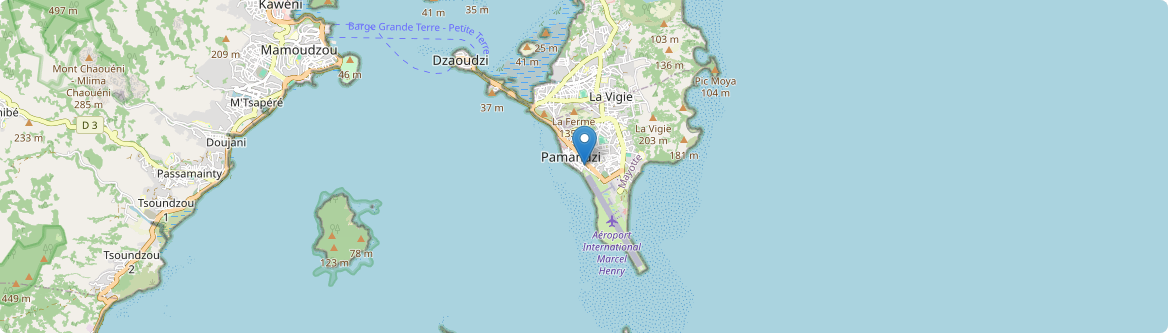 Pamandzi - Carte