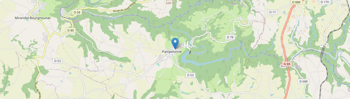 Pampelonne - Carte