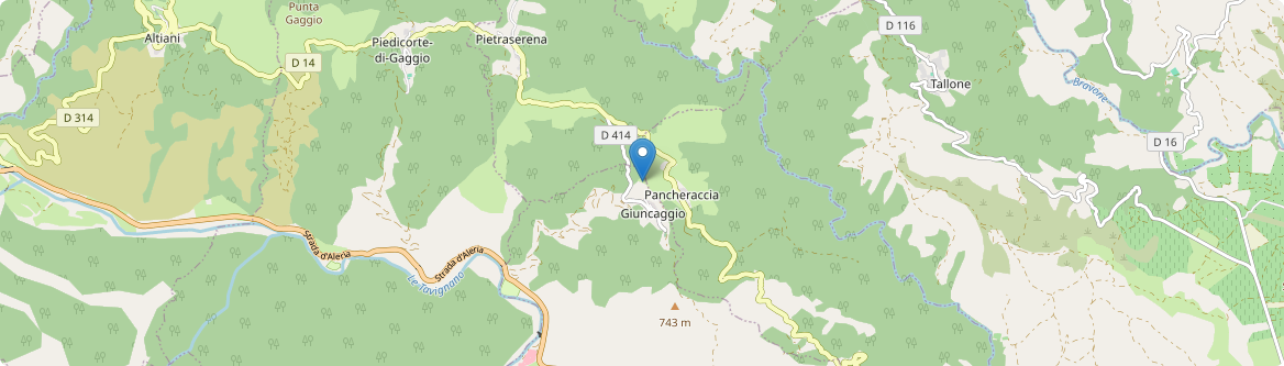 Pancheraccia - Carte