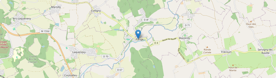 Pange - Carte