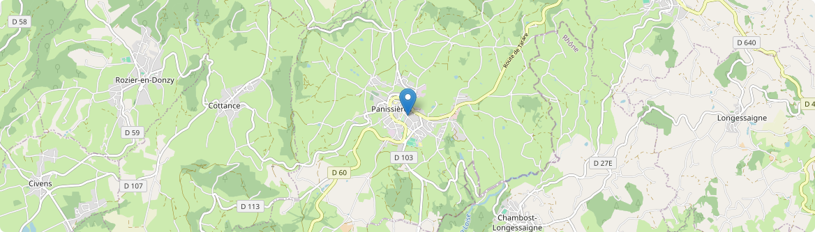 Panissières - Carte