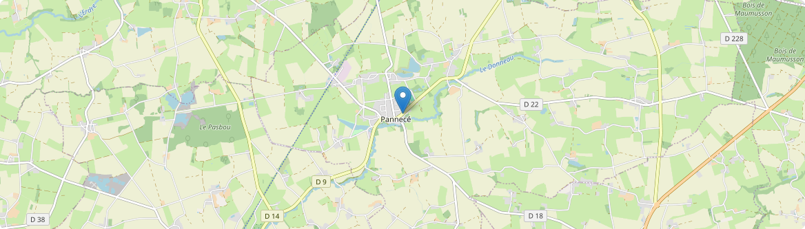 Pannecé - Carte