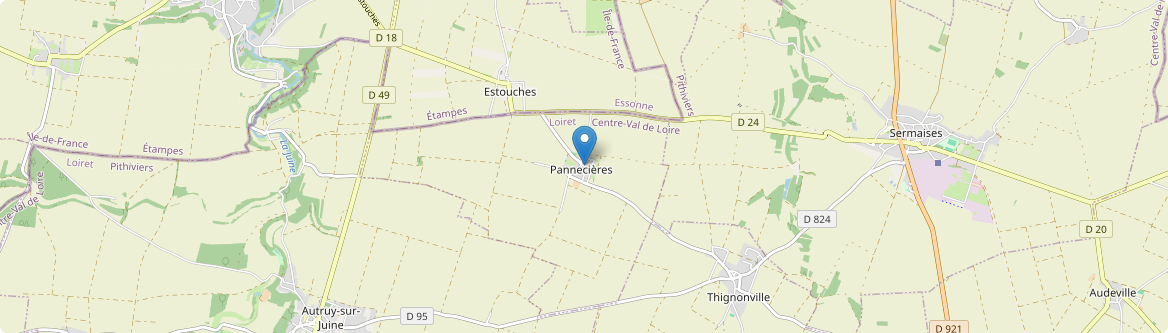 Pannecières - Carte