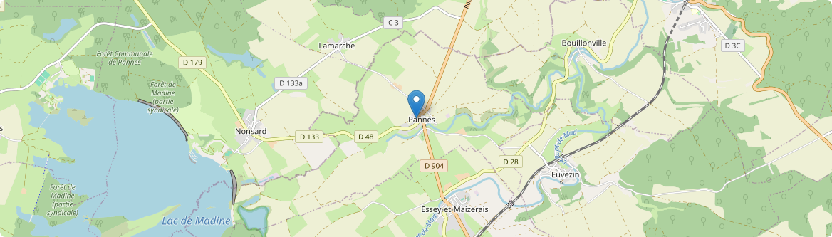 Pannes - Carte